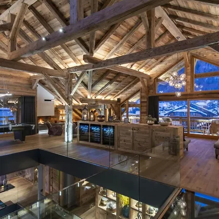 Chalet De Vacances - - Piscine Et Spa * Megeve